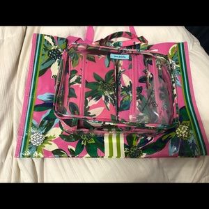 Vera Bradley 4 pc cosmetic organizer NWT